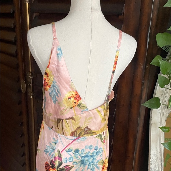 ASOS Flora V-Neck Maxi Dress Size 8 Tropical Evening Wedding Destination - Picture 9 of 14